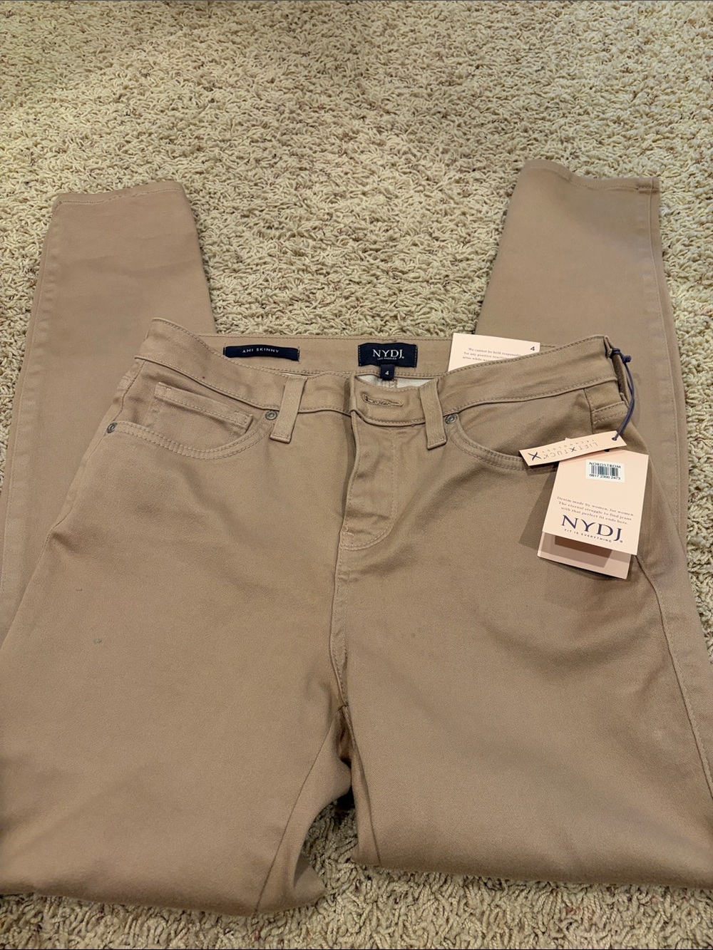 NYDJ Women’s Ami Skinny Tan